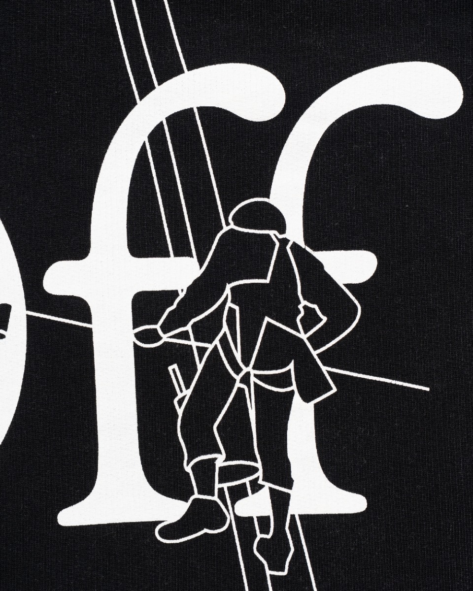 Off-White Drowning Man back printed logo hoodie thumbnail