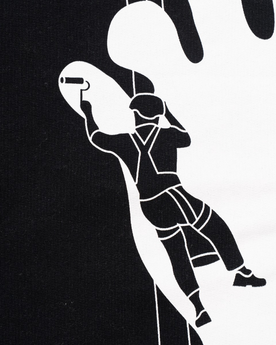 Off-White Drowning Man back printed logo hoodie thumbnail