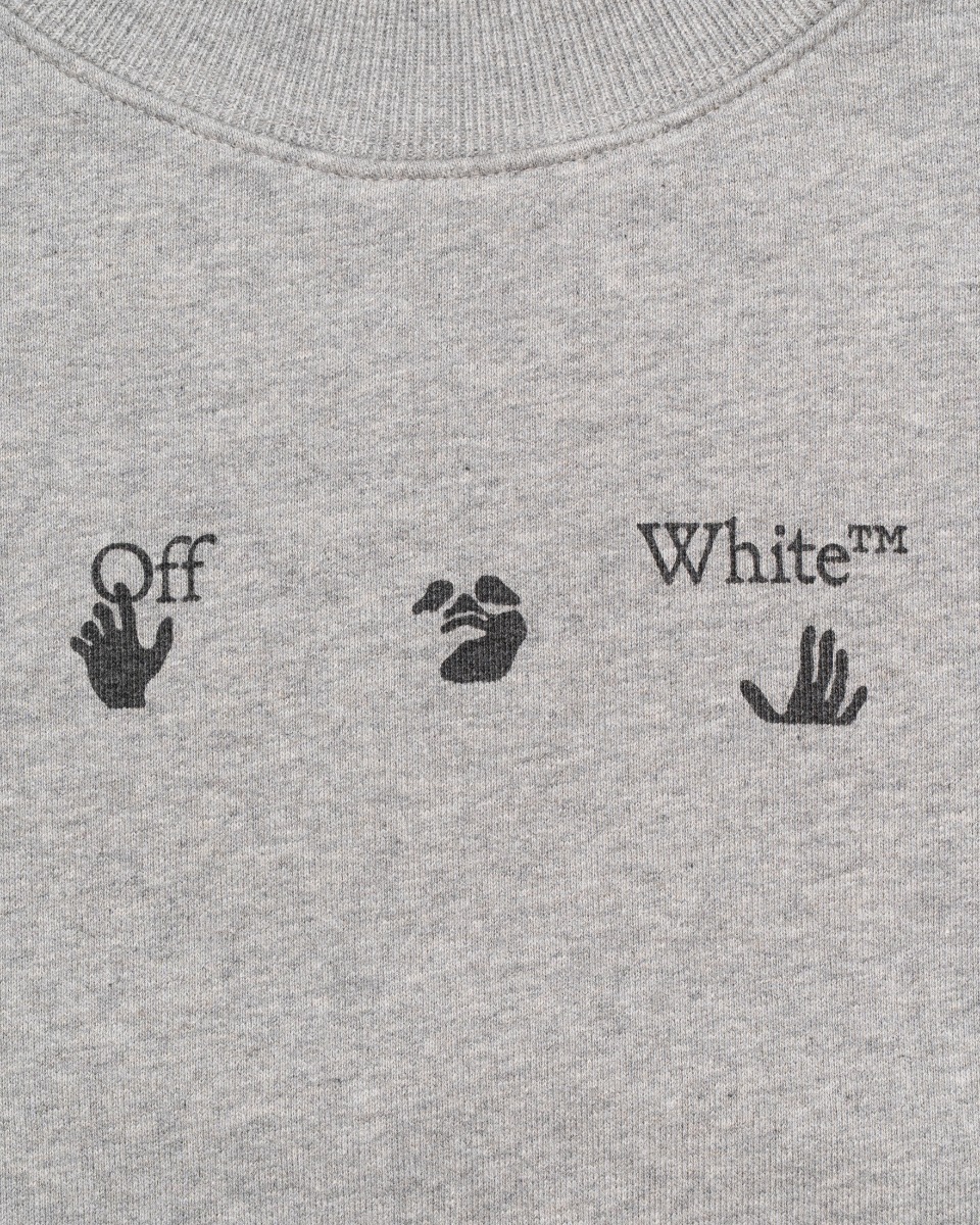 Off-White Drowning Man logo crewneck sweatshirt thumbnail