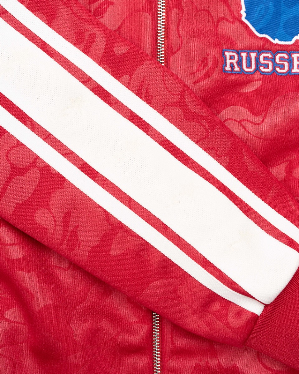 Bape x Russel spellout logo track jacket thumbnail