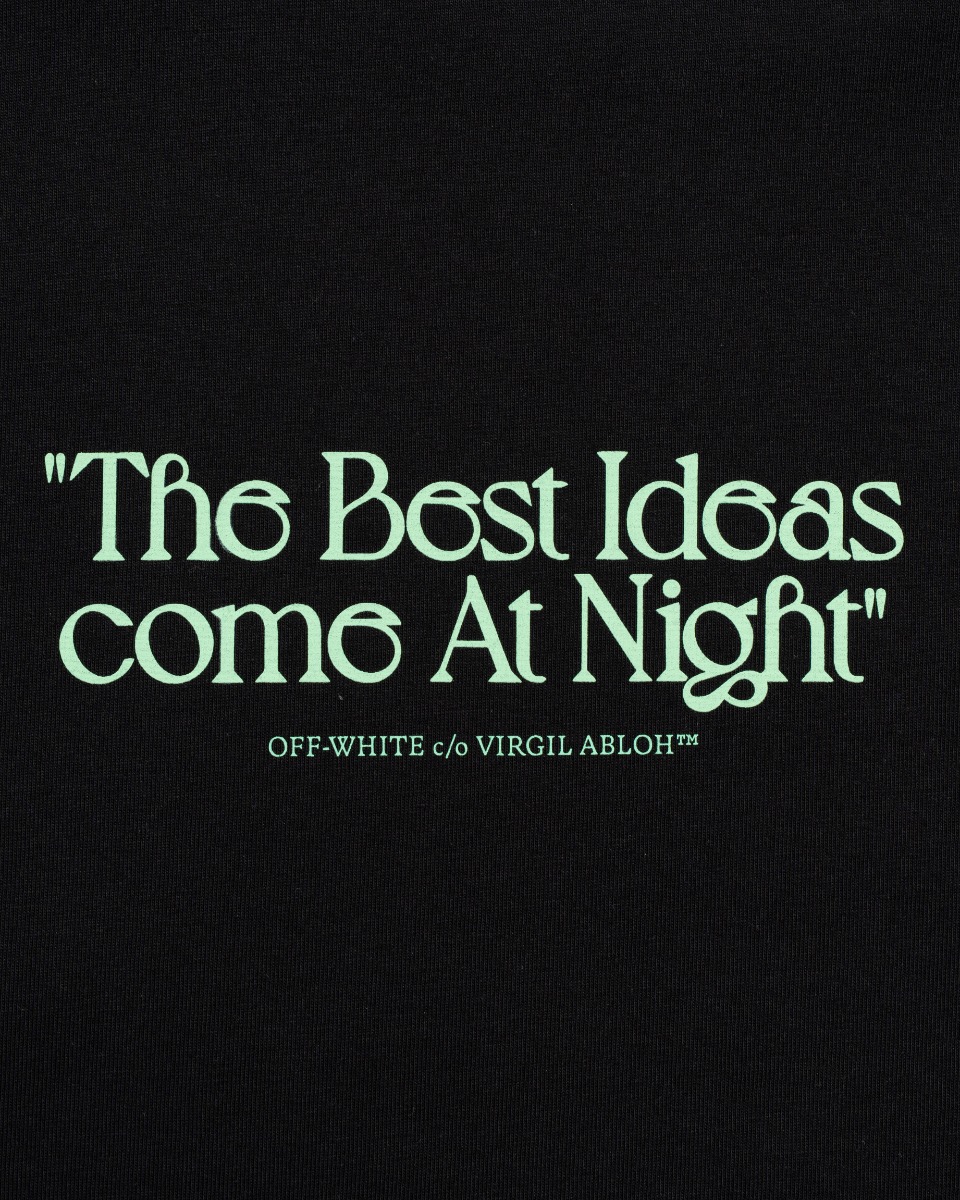 Off-White "The Best Ideas Comes At Night" crewneck sweatshirt thumbnail