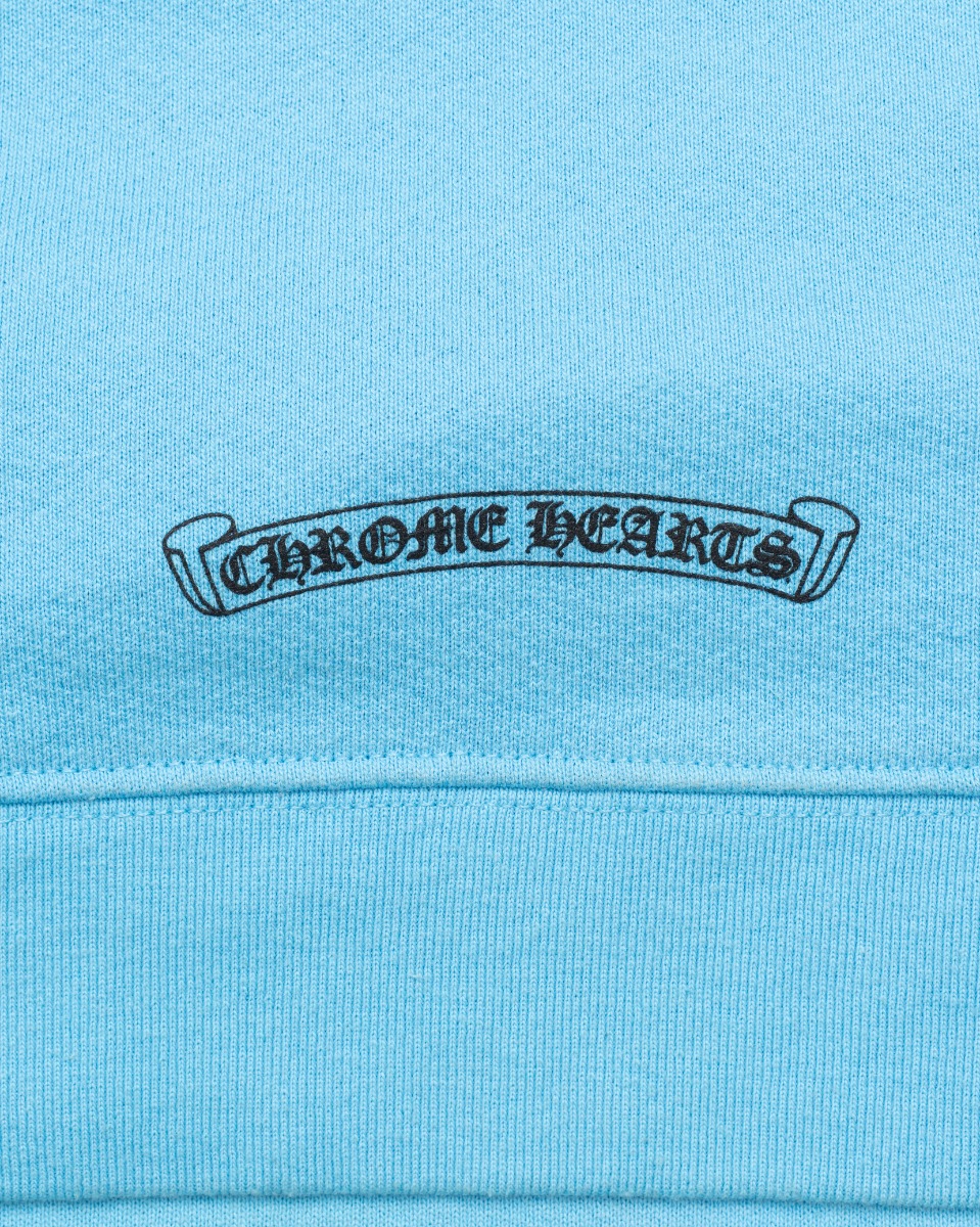 Chrome Hearts x Matty Boy "Brand New Brain"light blue crewneck sweatshirt thumbnail
