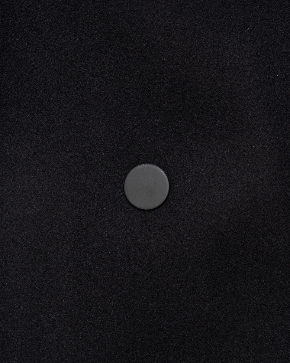 Paco Rabbane pierced wool pea coat thumbnail