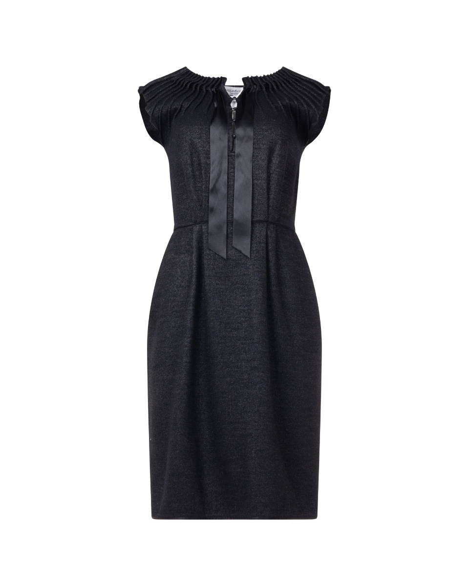 Saint Laurent Rive Gauche silk ribbon dress thumbnail