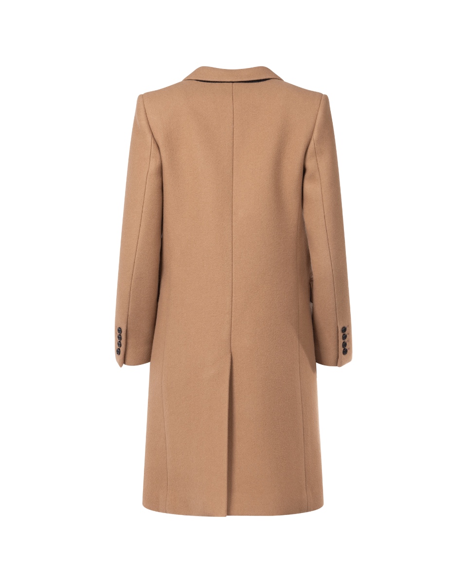 Saint Laurent Chesterfield brown cashmere coat thumbnail