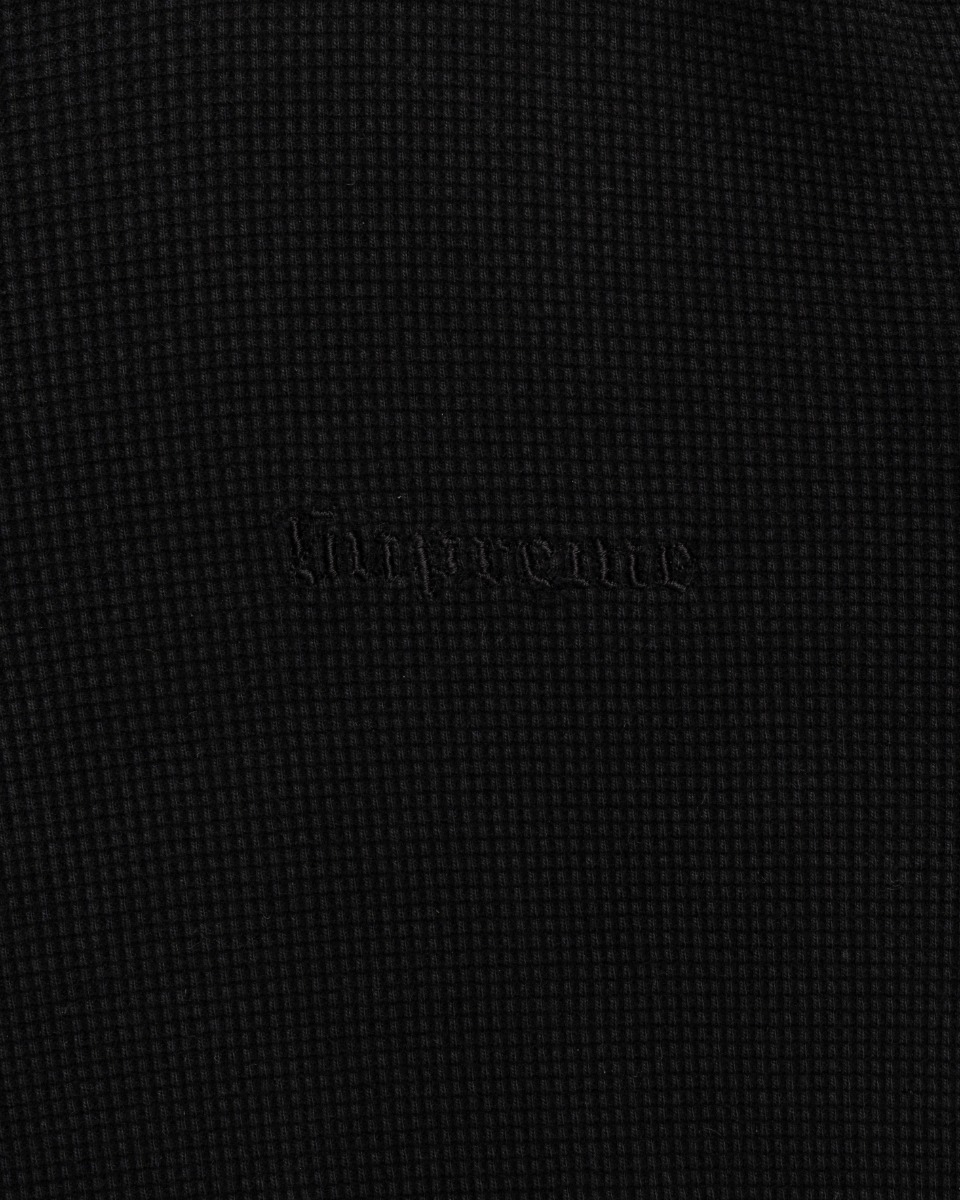 Supreme x Slayer waffle black cotton crewneck sweatshirt thumbnail