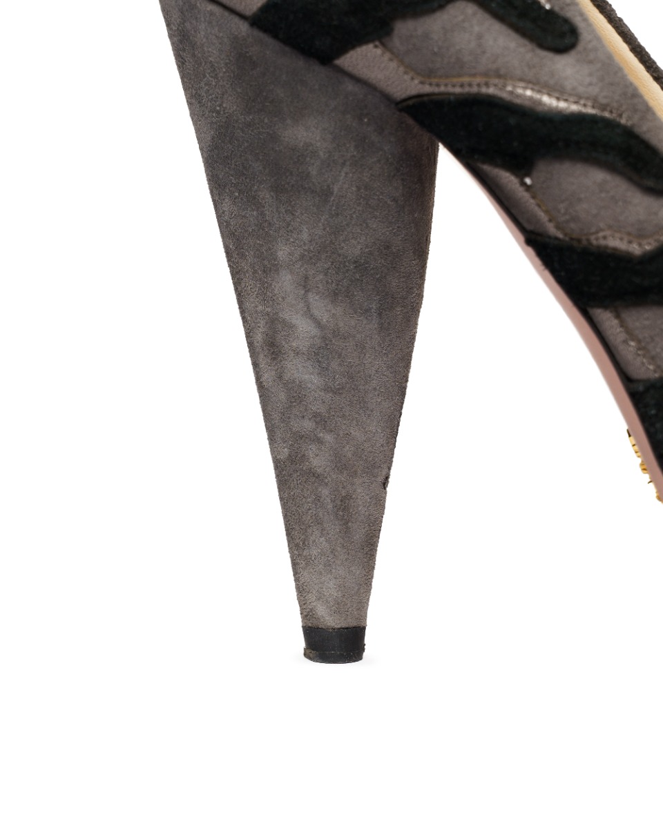 Prada Abstract Tiger print pump heels  thumbnail