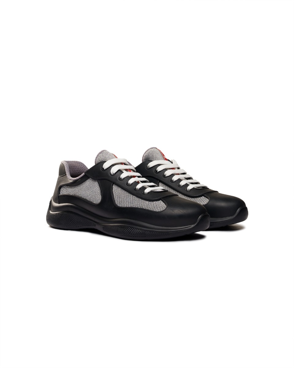Prada Ameircan Cup black low sneakers thumbnail