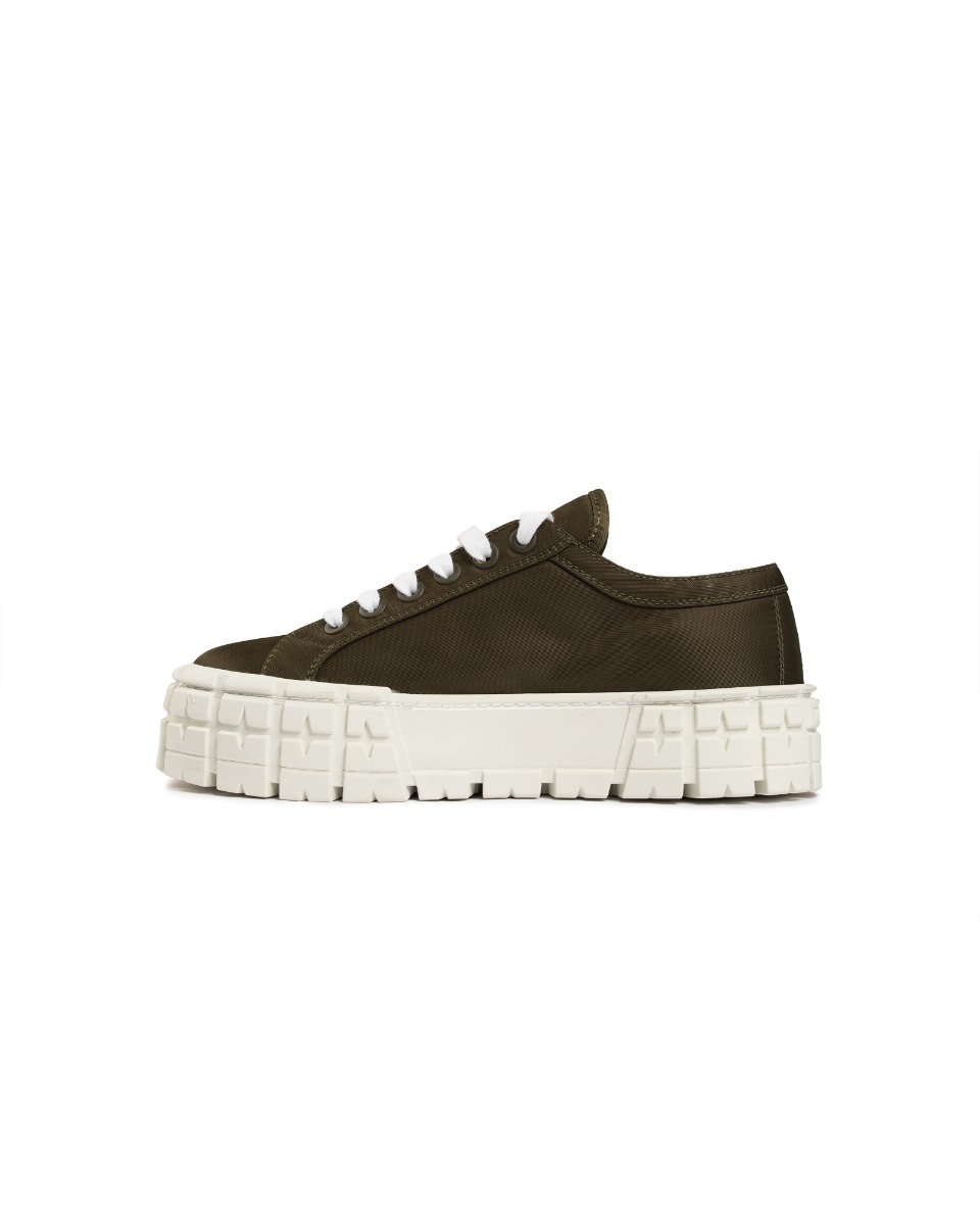 Prada Double Wheel platform nylon sneakers thumbnail