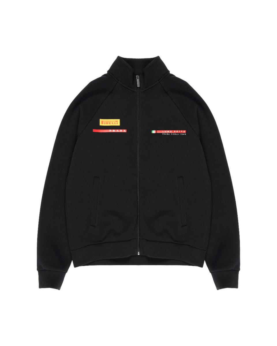 Prada Luna Rossa Pirelli fleece blouson jacket thumbnail