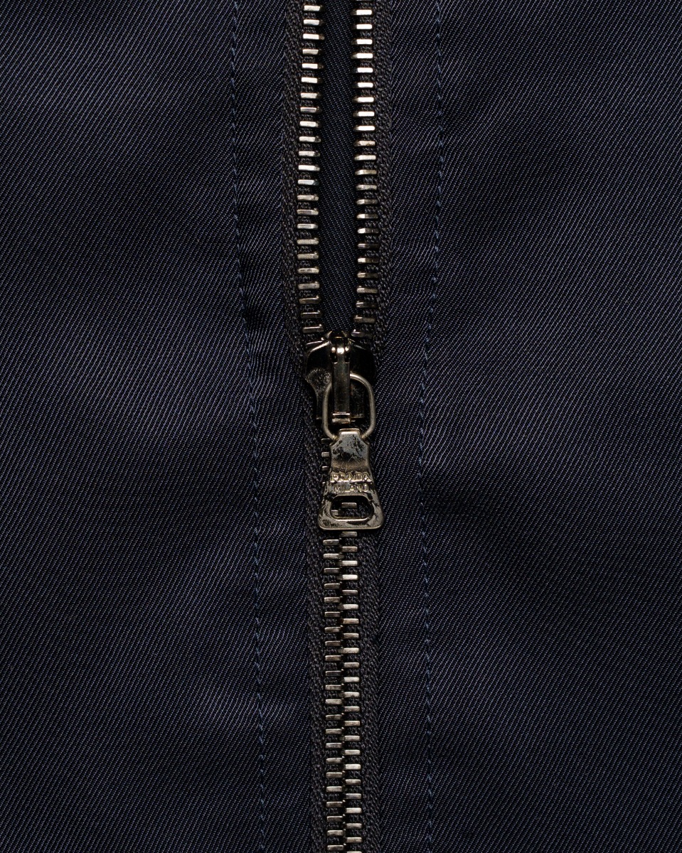 Prada navy varsity jacket thumbnail