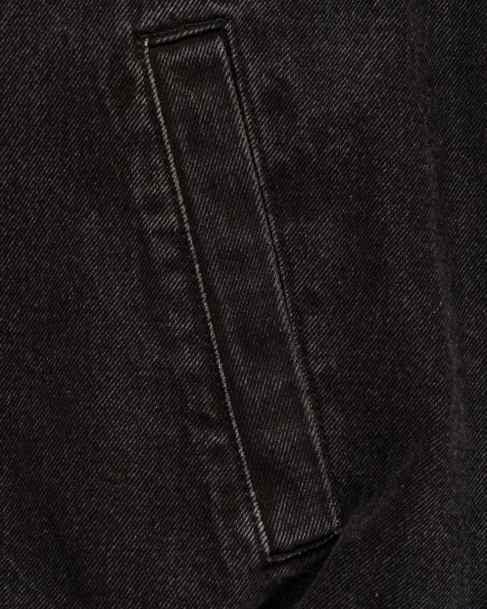 Prada padded denim bomber jacket thumbnail