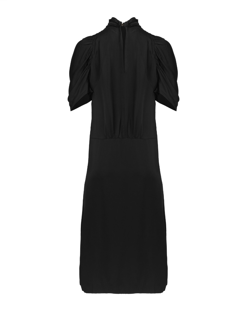 Prada pleated viscose shift dress thumbnail