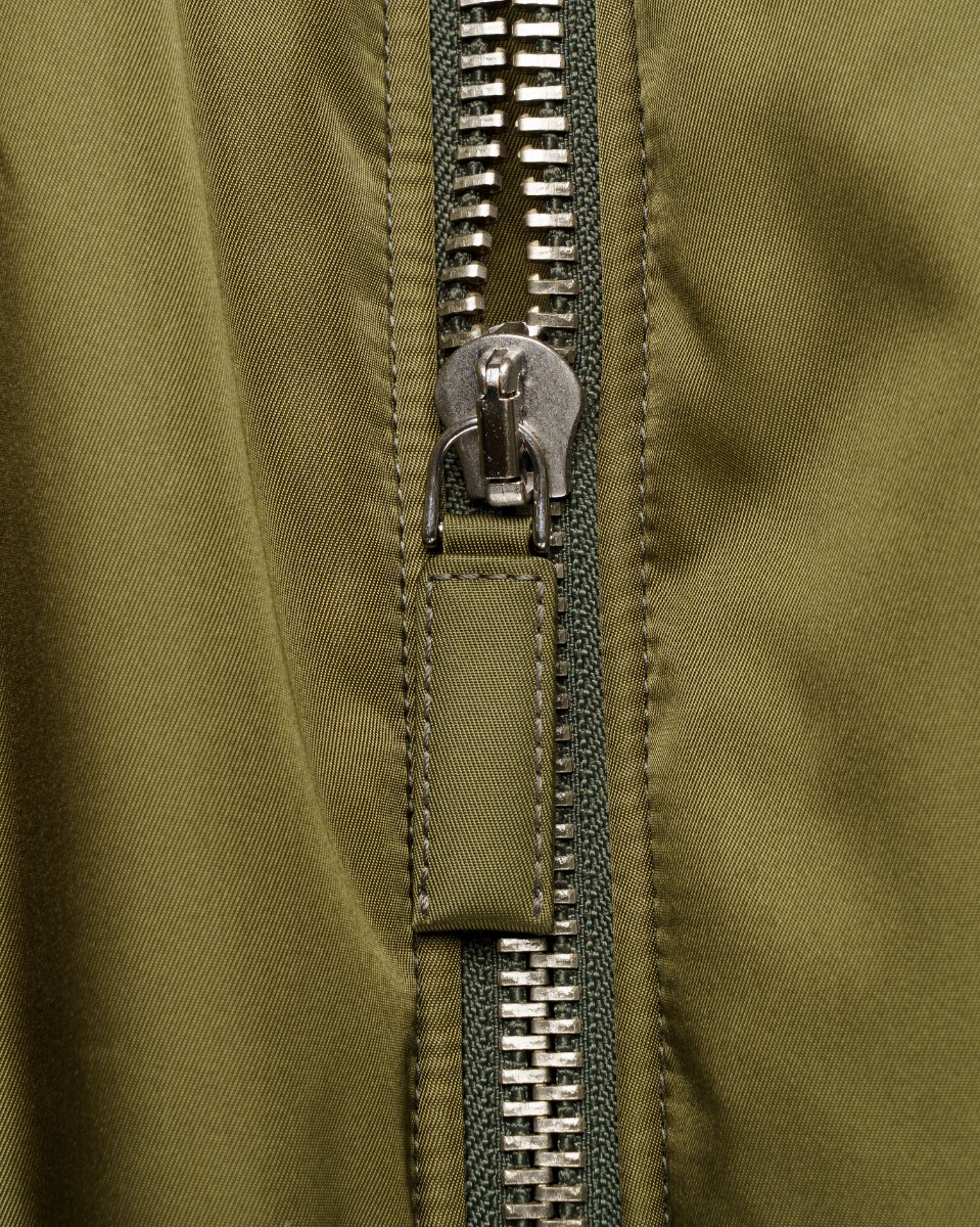 Prada Re-Nylon cropped down bomber jacket thumbnail