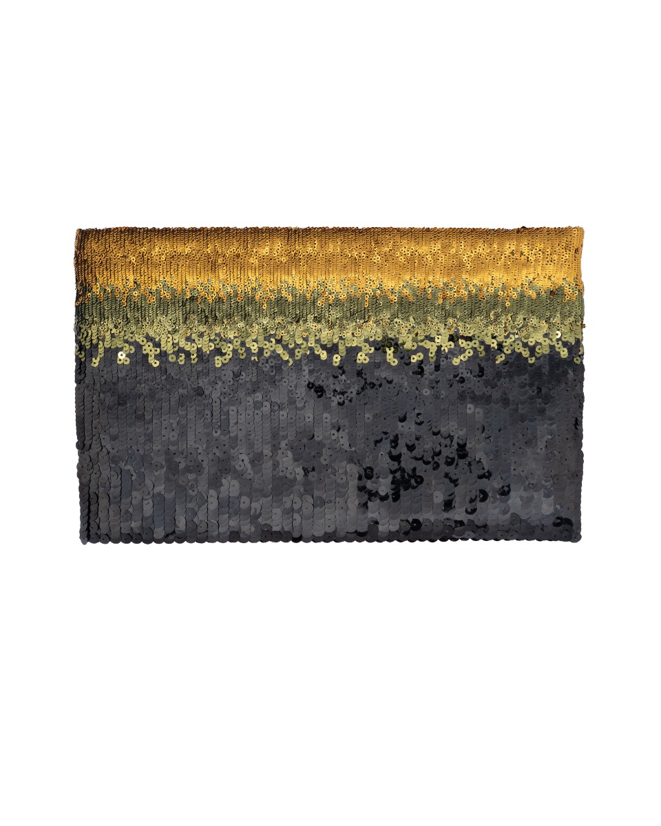 Prada sequin-embellished ombre clutch bag thumbnail