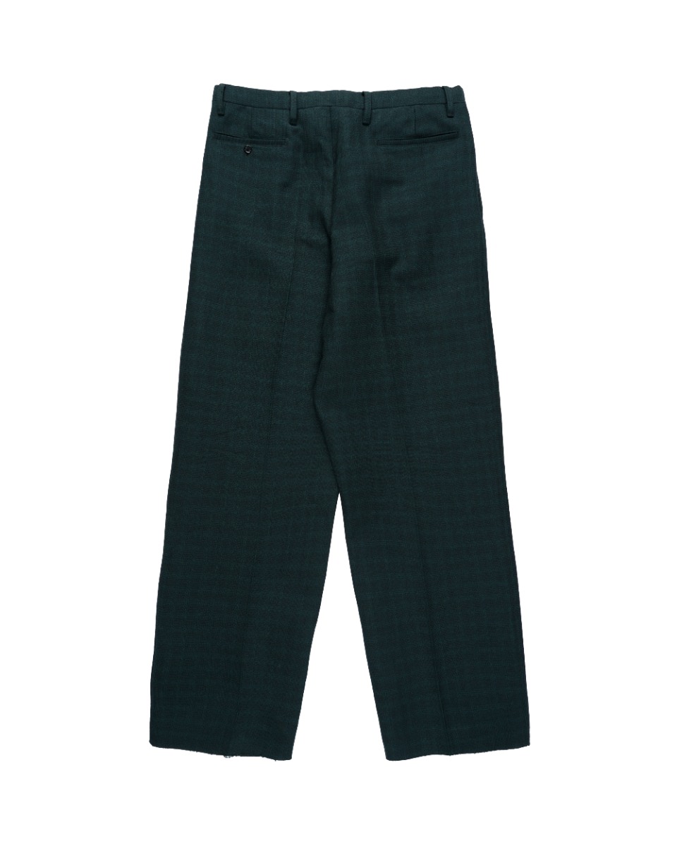 Raf Simons green plaid pants thumbnail
