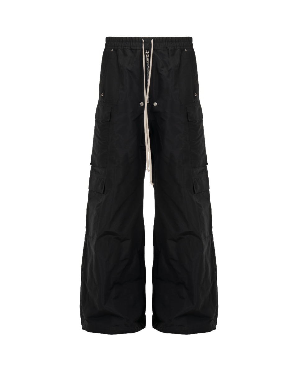 Rick Owens "LIDO" Bela black cargo pants thumbnail