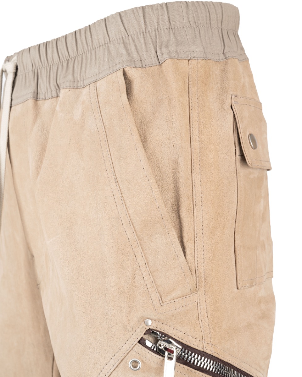 Rick Owens "Performa" cargo leather pants thumbnail