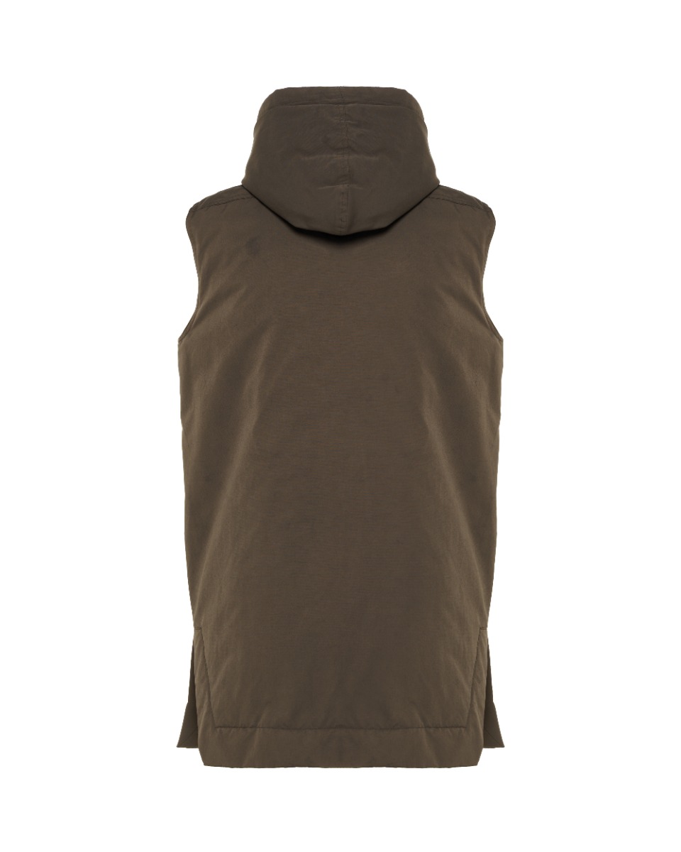 Rick Owens "SPHINX" elongated quilted vest thumbnail