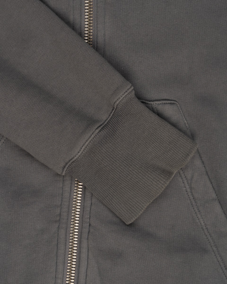 Rick Owens DRKSHDW Mountain Petrol zip-up sweatshirt thumbnail