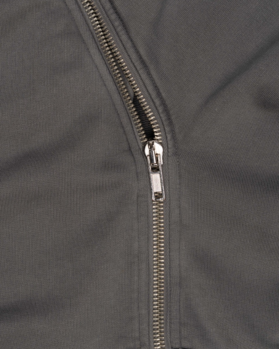 Rick Owens DRKSHDW Mountain Petrol zip-up sweatshirt thumbnail