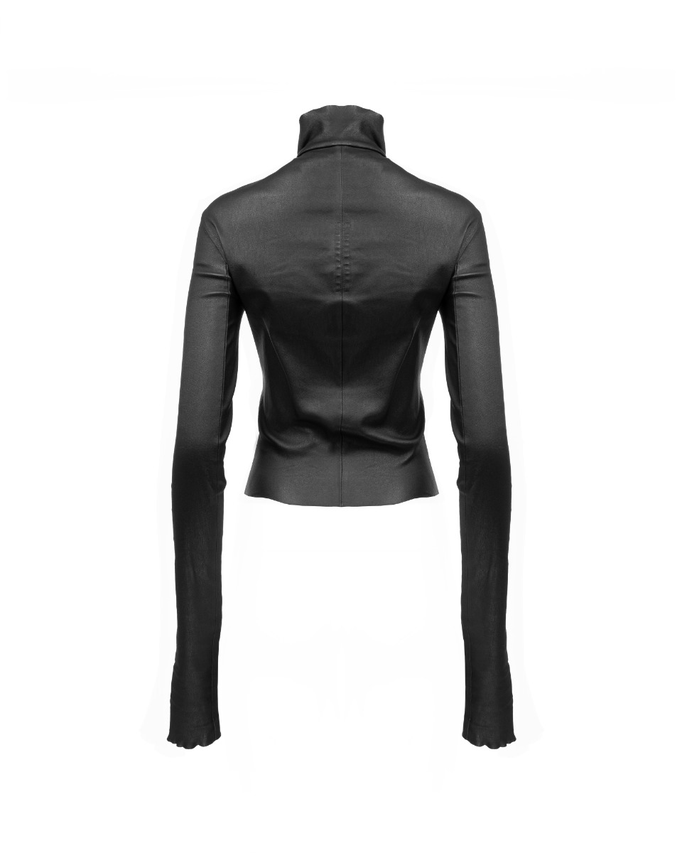 Rick Owens "EDFU" Gary leather jacket thumbnail