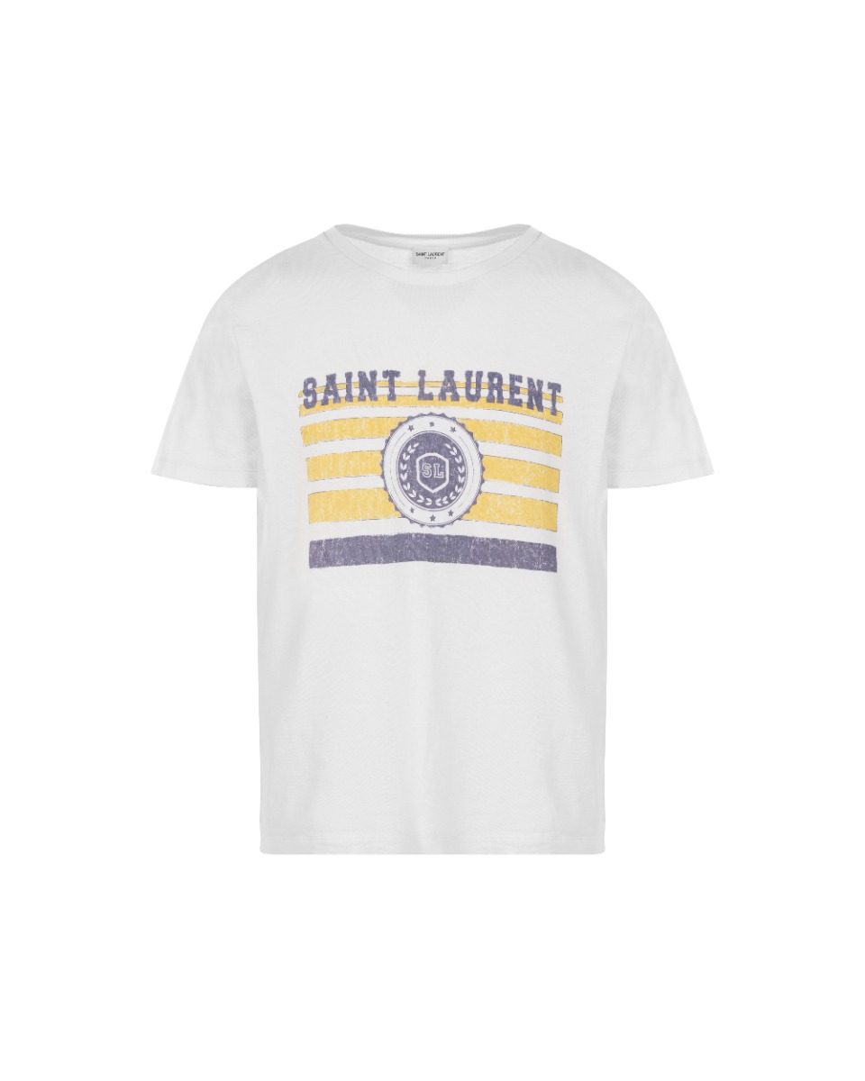 Saint Laurent 1971 "Paris University" white t-shirt thumbnail