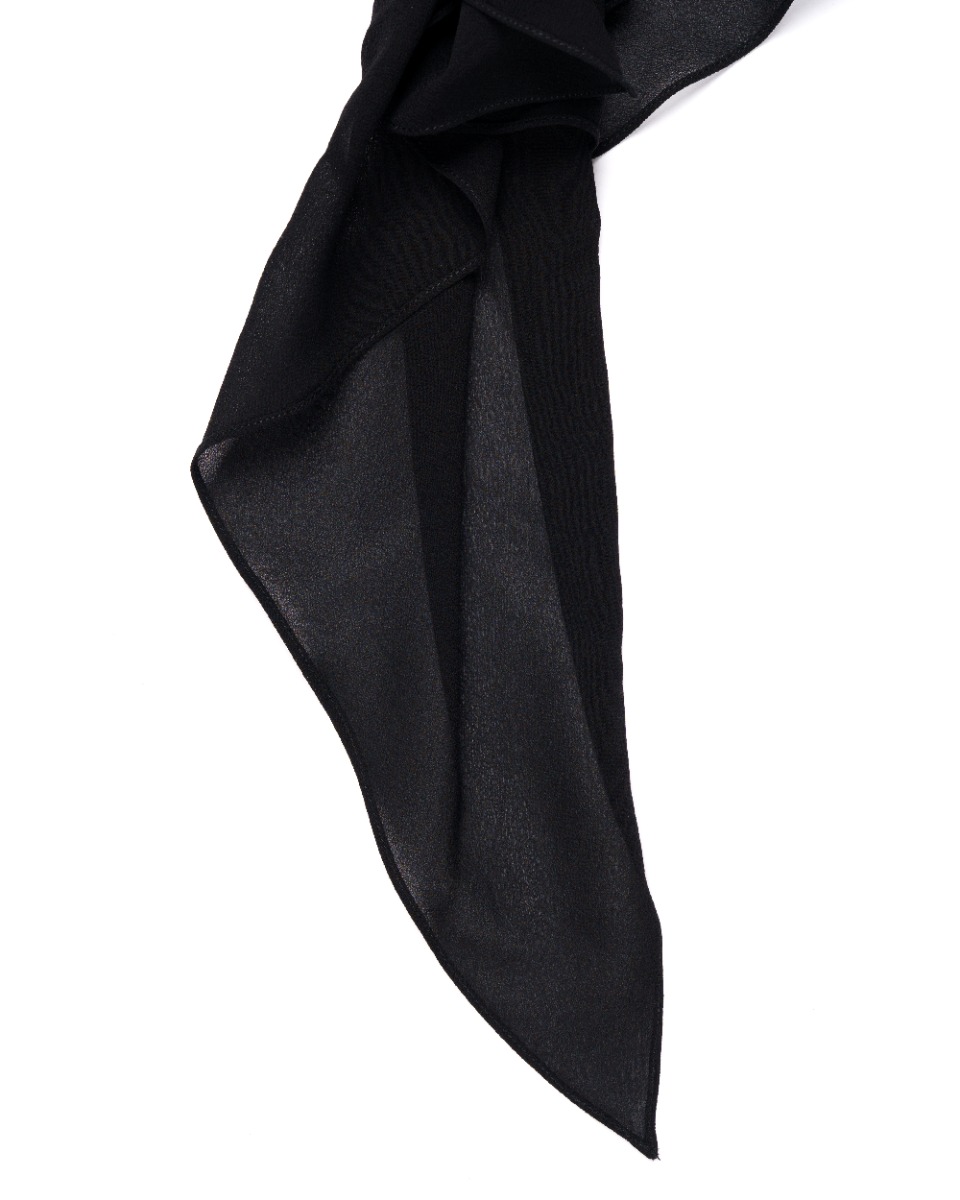 Saint Laurent jupe georgette de soie mini skirt thumbnail