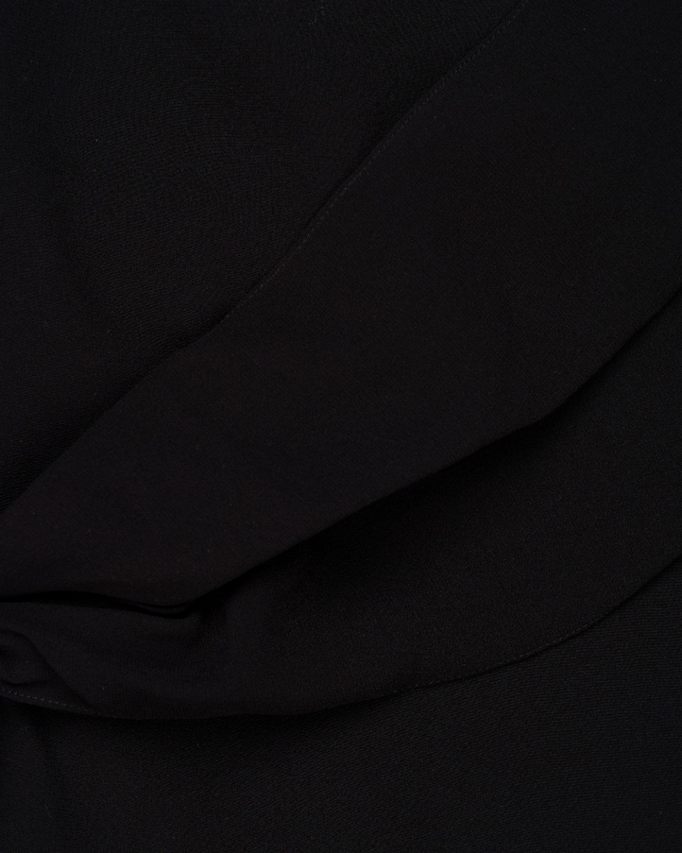 Saint Laurent jupe georgette de soie mini skirt thumbnail