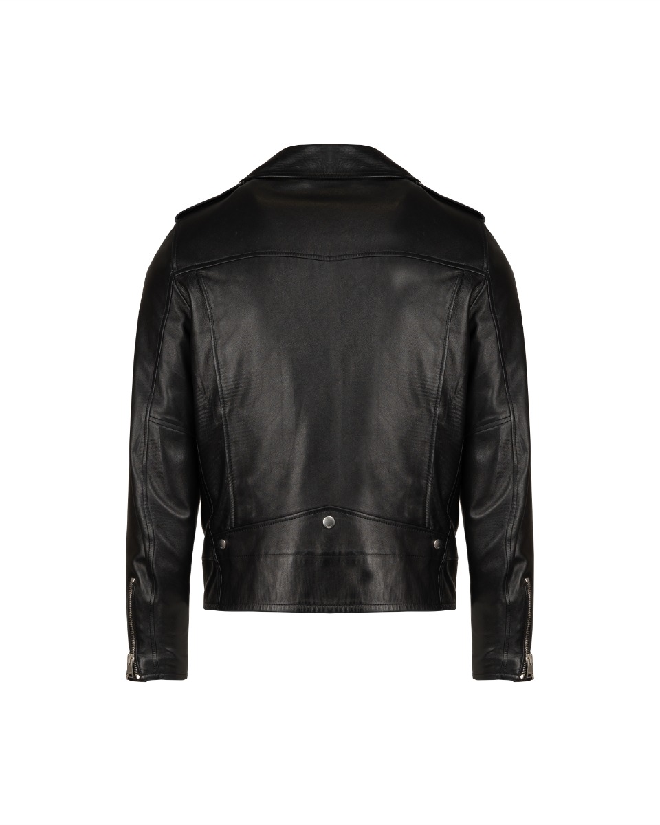 Saint Laurent Paris L01 lamb leather biker jacket thumbnail