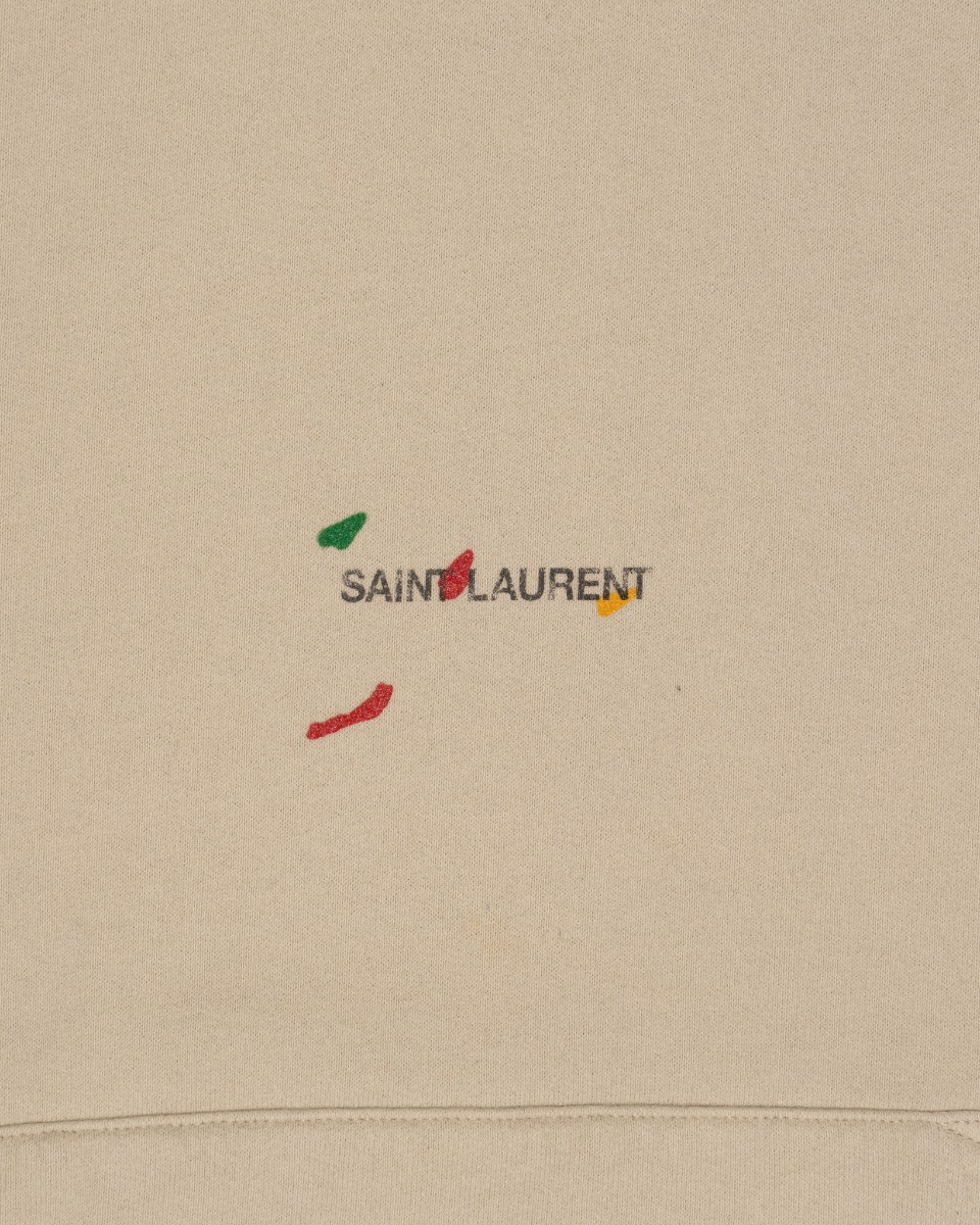 Saint Laurent x Bruno V.Roels paint-splatter logo hoodie thumbnail