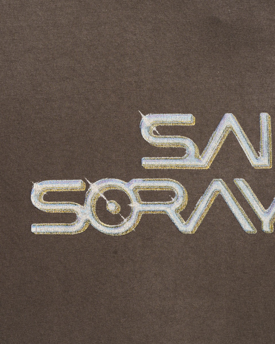 Saint Michael x Hajime Sorayama graphic washed grey t-shirt thumbnail