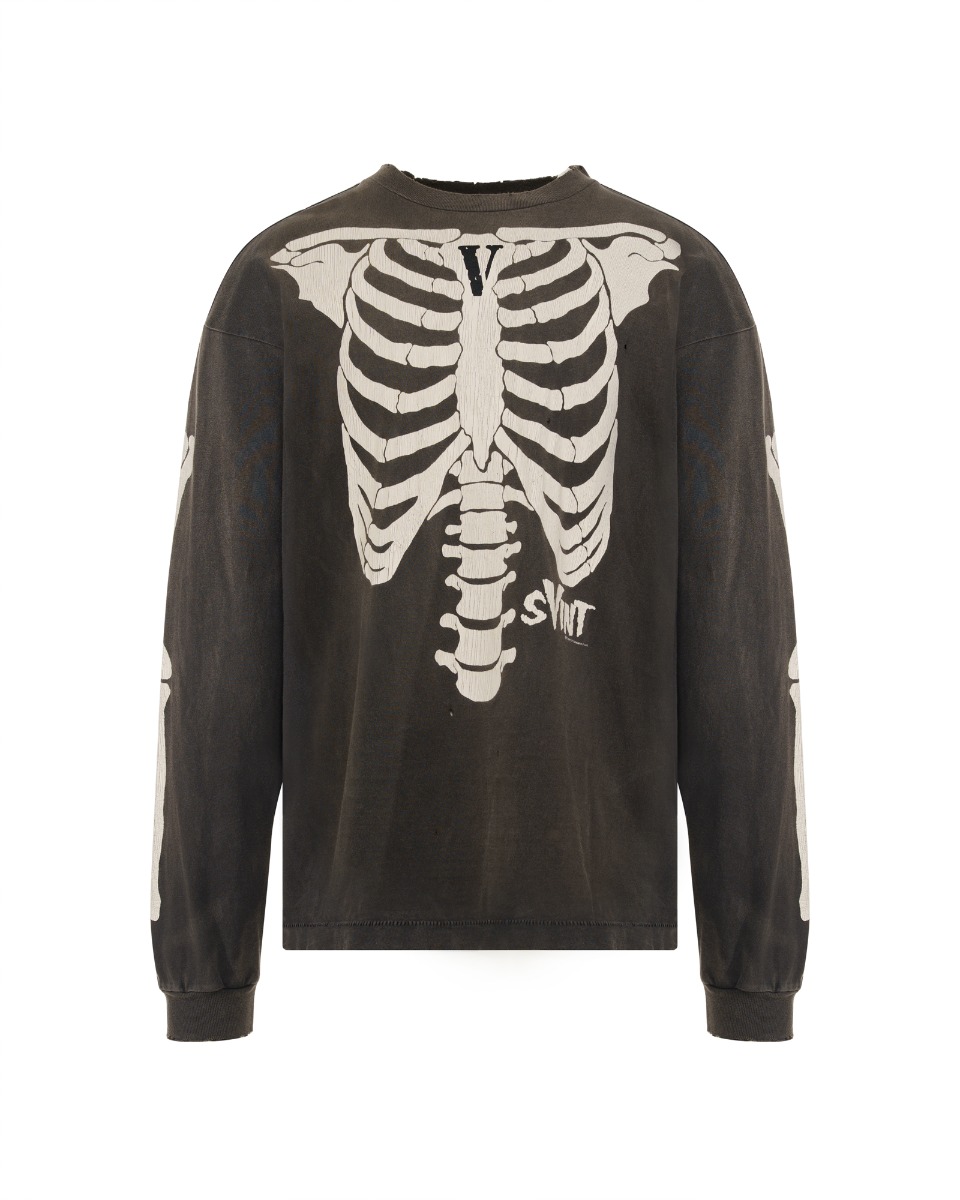 Saint Michael x Vlone bone long sleeve t-shirt thumbnail