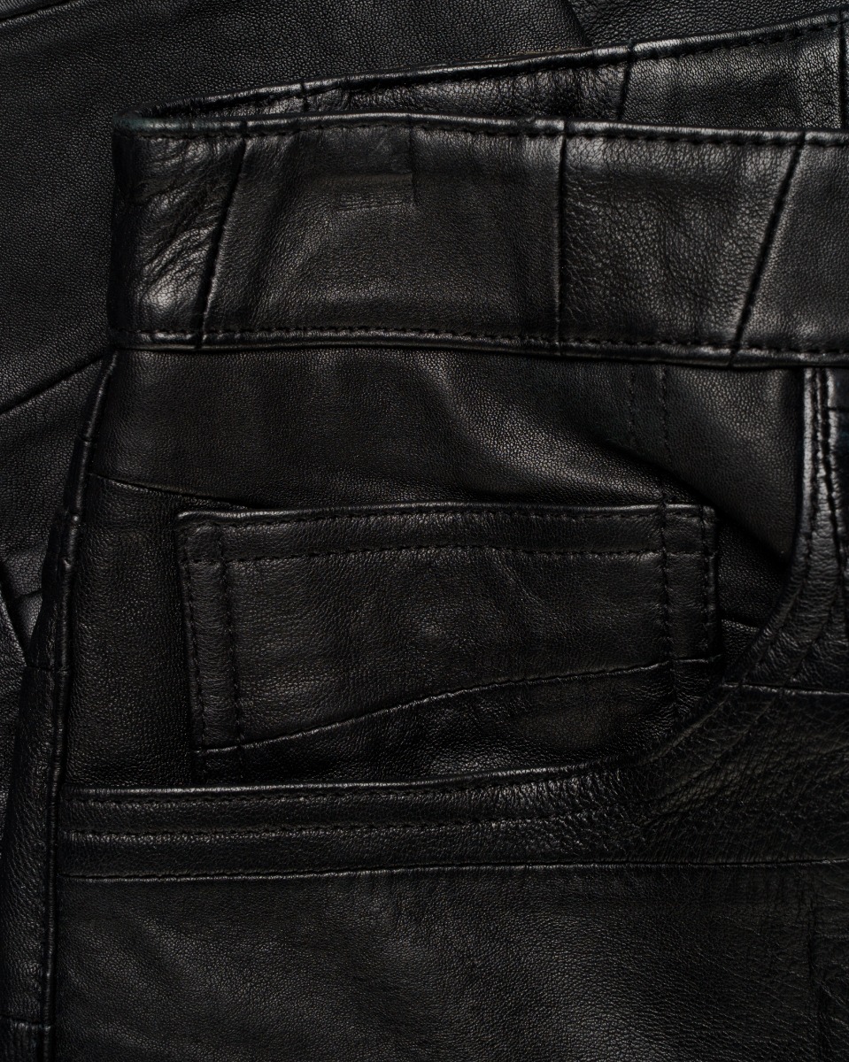 Supreme patchwork 5-pocket leather pants thumbnail