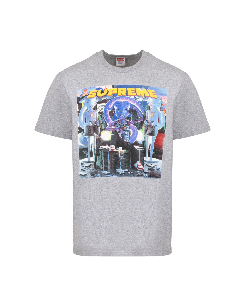 Supreme Richest heather grey t-shirt thumbnail