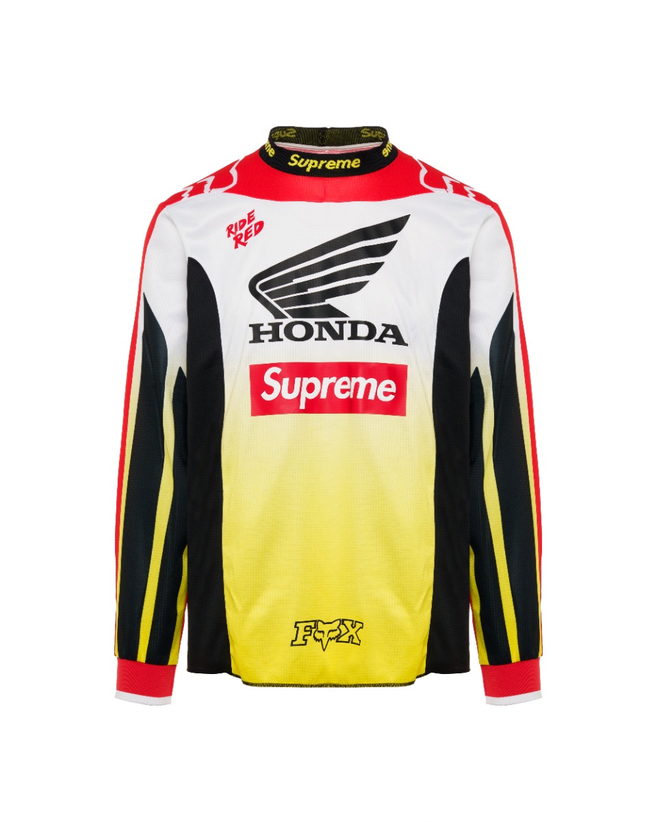Supreme x Honda x Fox Racing moto jersey long sleeve top thumbnail