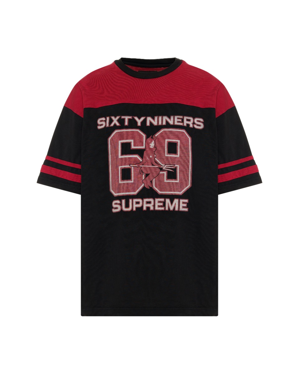 Supreme x Hysteric Glamour 69 Football t-shirt thumbnail