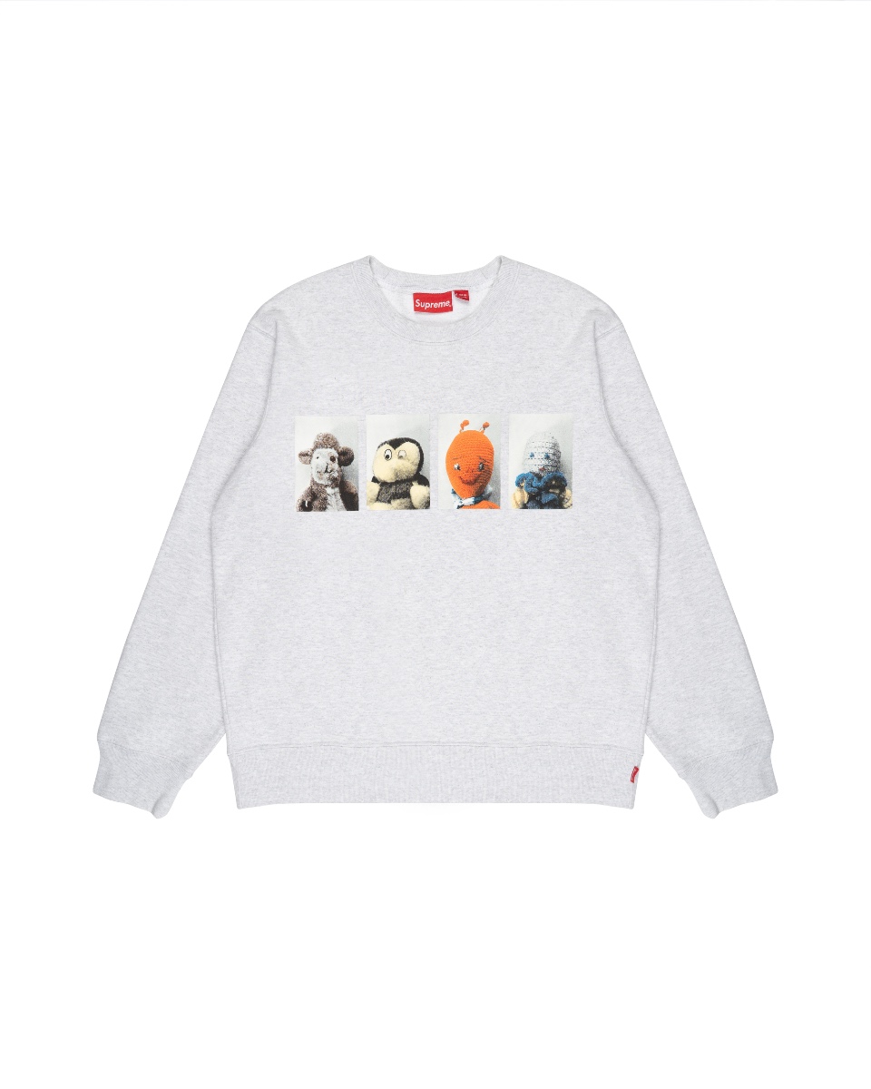 Supreme x Mike Kelly "AhhYouth!" heather grey crewneck sweatshirt thumbnail