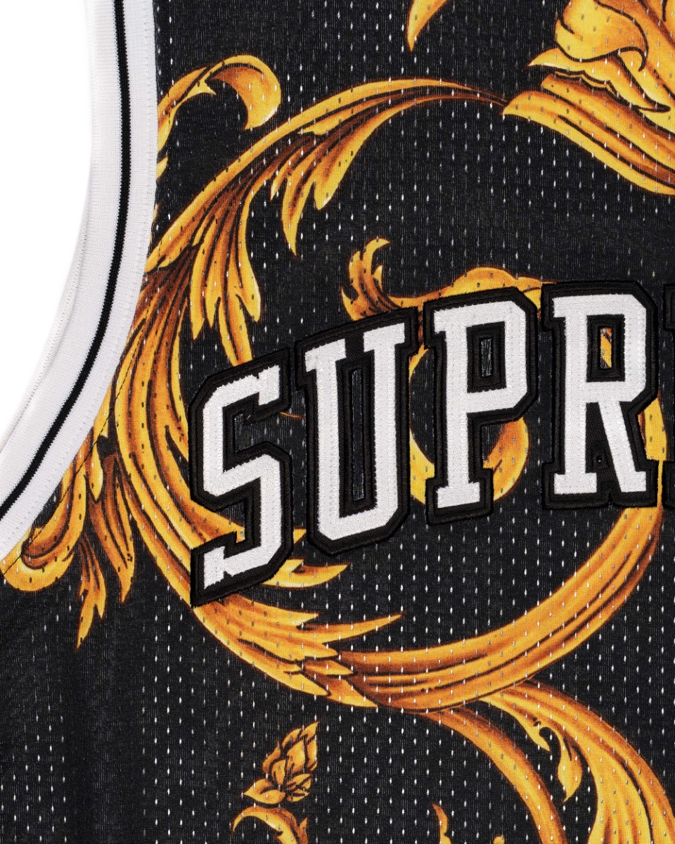 Supreme x Nike black basketball jersey t-shirt thumbnail