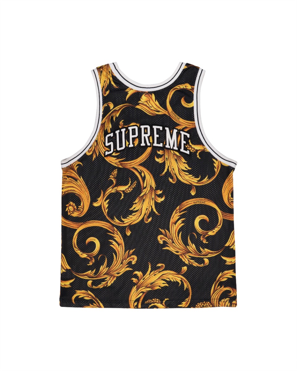 Supreme x Nike black basketball jersey t-shirt thumbnail