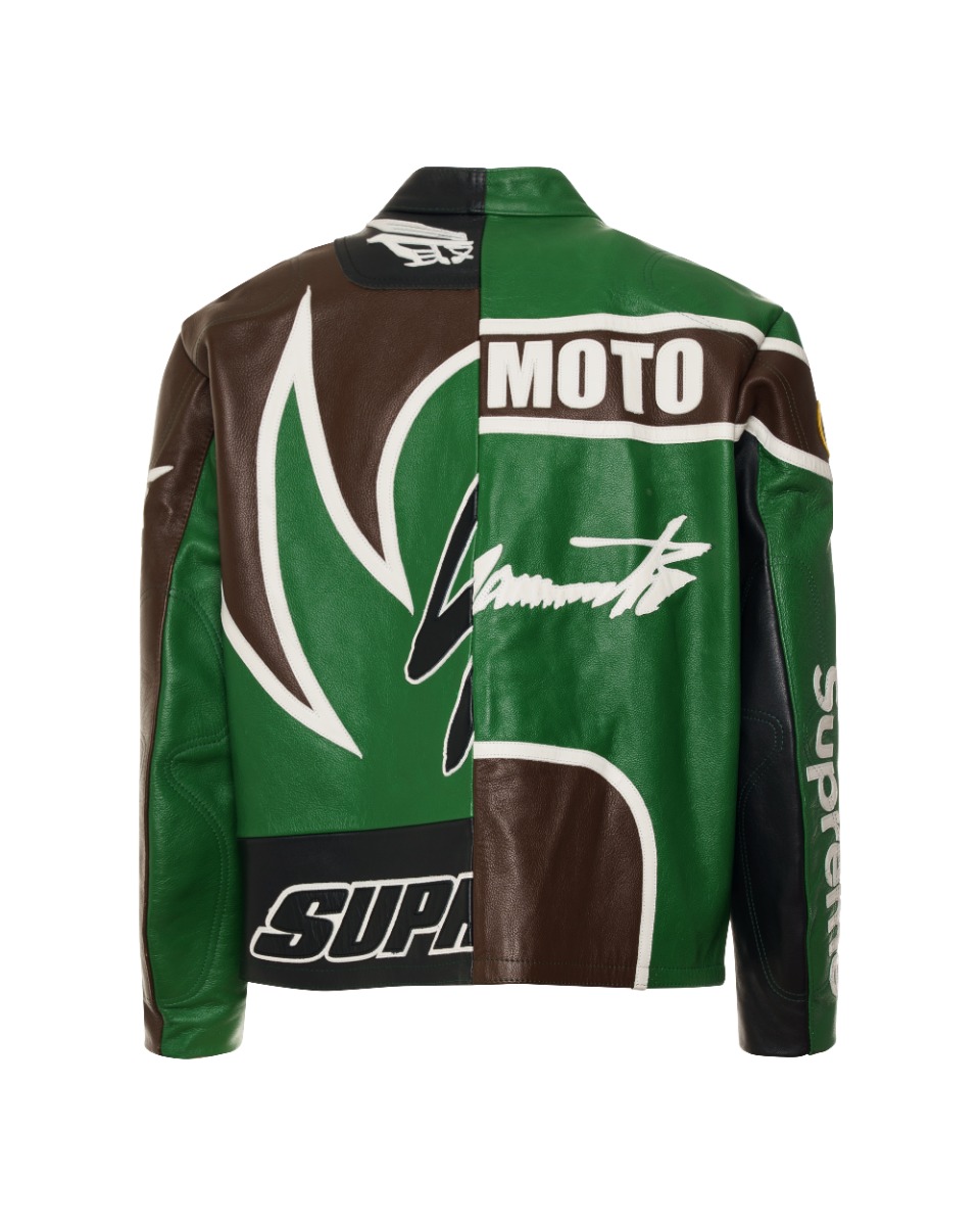 Supreme x Yohji Yamamoto x Vanson split leather biker jacket thumbnail