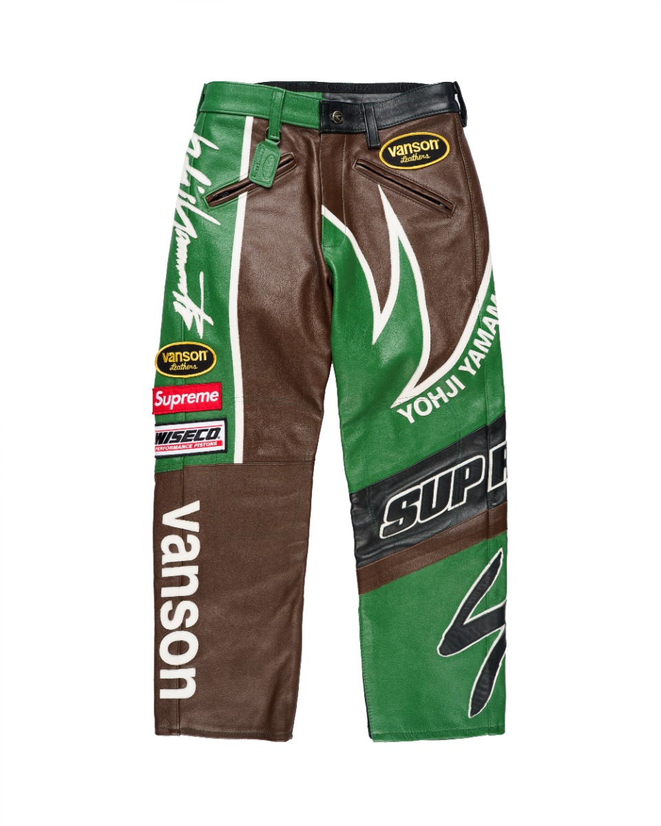 Supreme x Yohji Yamamoto x Vanson split leather biker pants thumbnail