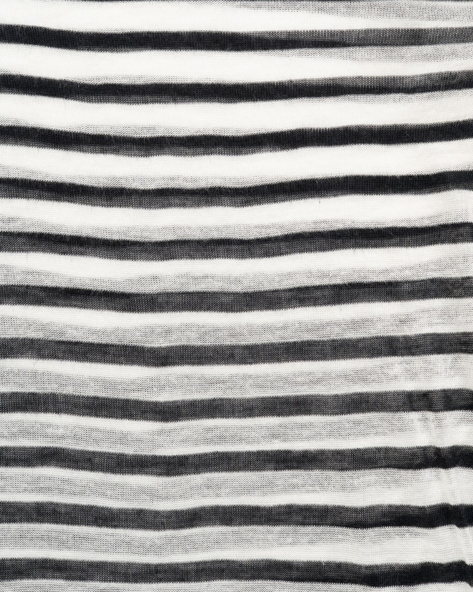 T by Alexander Wang see-through striped long sleeve t-shirt thumbnail