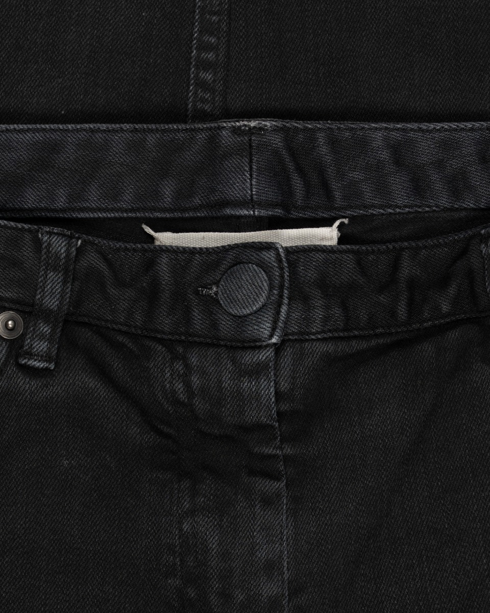 Maison Margiela 1 skinny grey washed denim pants thumbnail