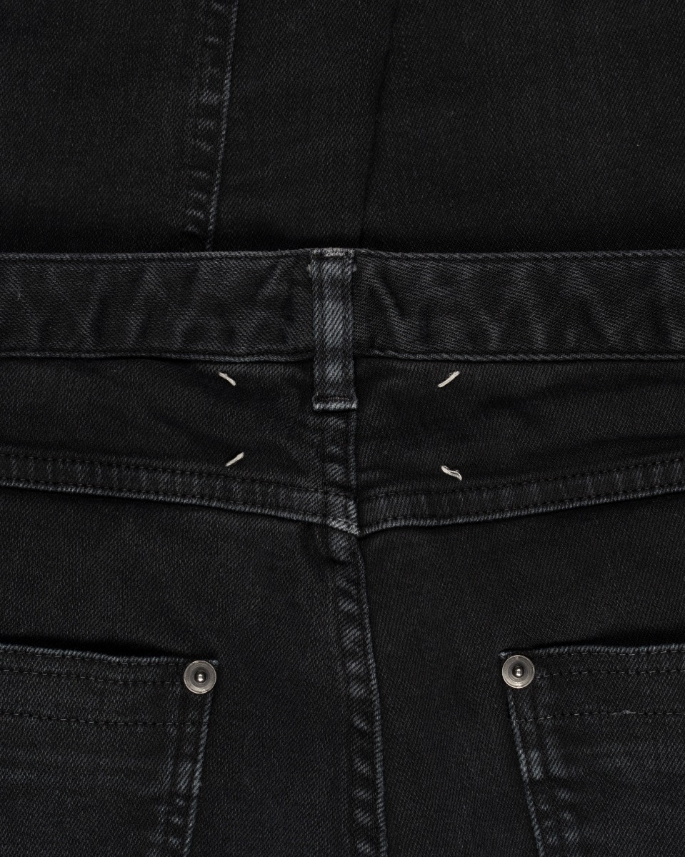 Maison Margiela 1 skinny grey washed denim pants thumbnail