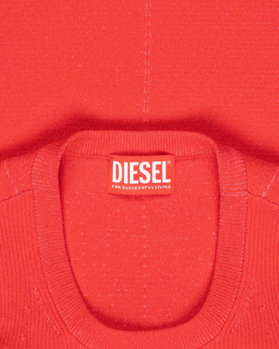 Diesel by Glenn Martens D-logo oval cut-out tank top t-shirt thumbnail