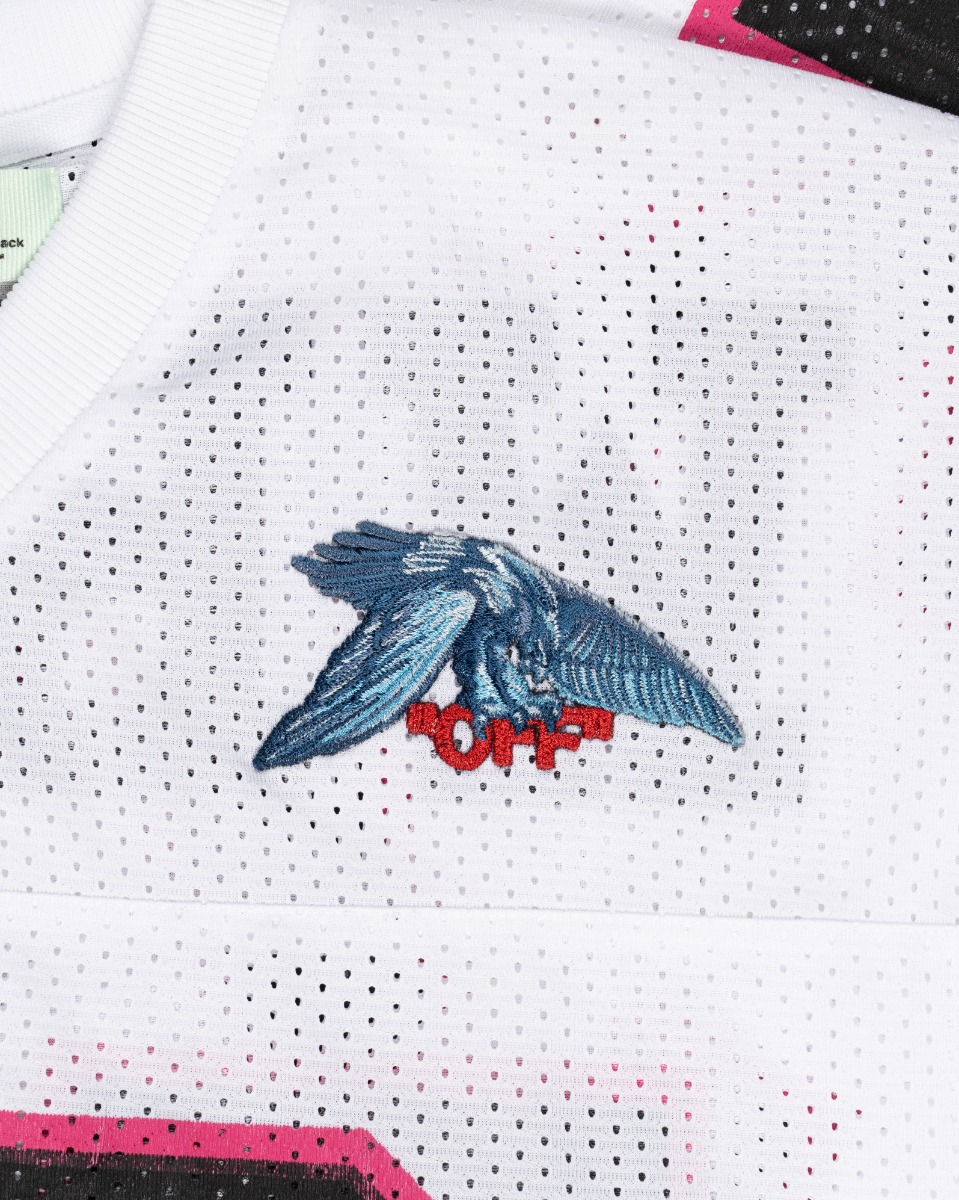 Off-White NFL eagle embroidery jersey t-shirt thumbnail