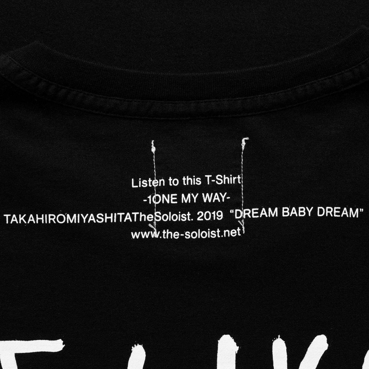 TAKAHIROMIYASHITATheSoloist "Dream Baby Dream" logo t-shirt thumbnail
