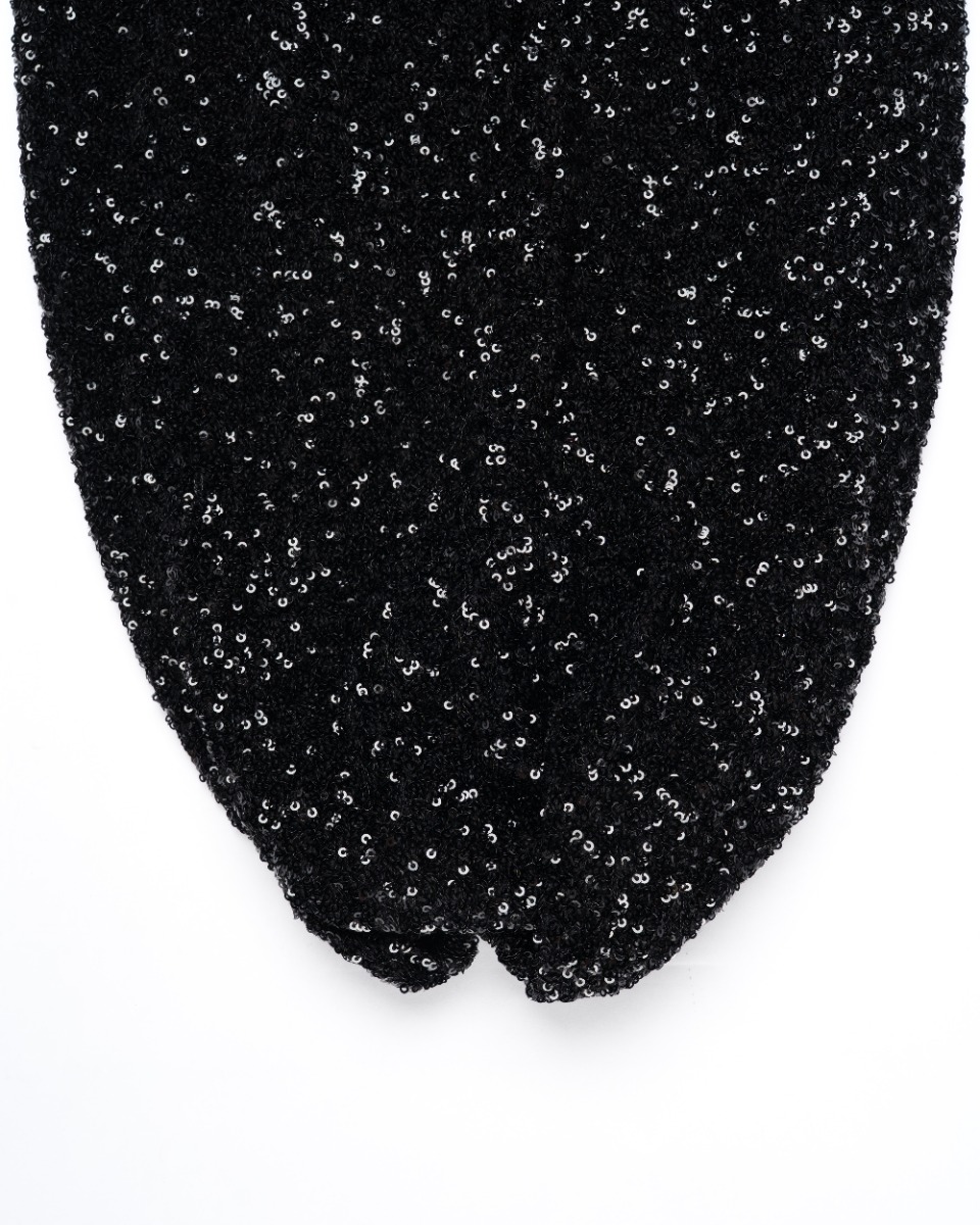 The Attico balloon-sleeve sequin-embellished blouse thumbnail