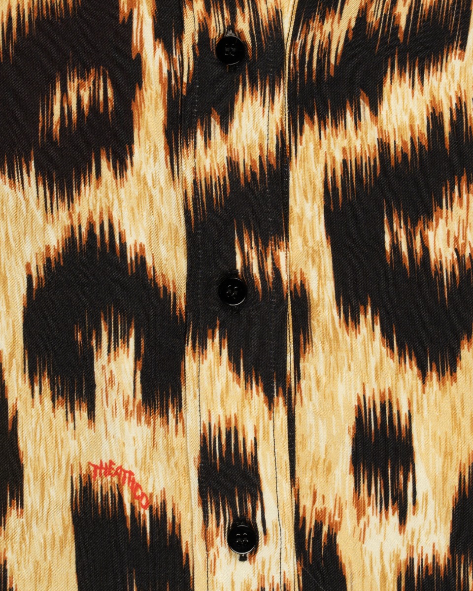 The Attico Margot leopard mini dress thumbnail